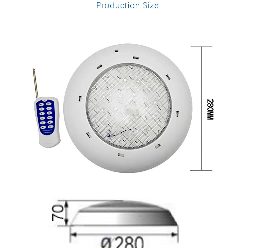 300*H70MM ABS SMD Swimming Pool Light